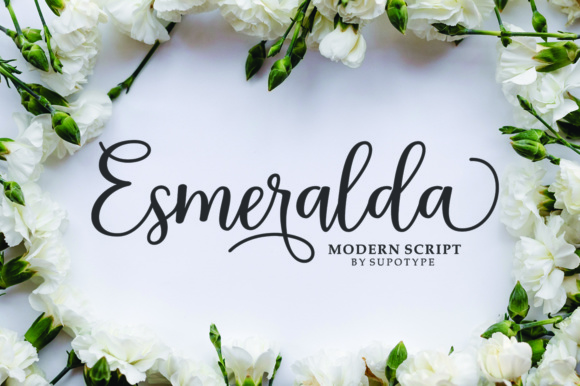 Esmeralda Script Font - Featured Image