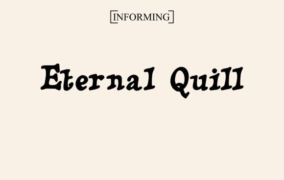 Eternal Quill Font - Featured Image