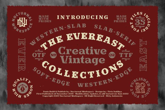 Evereast Collection Font - Featured Image