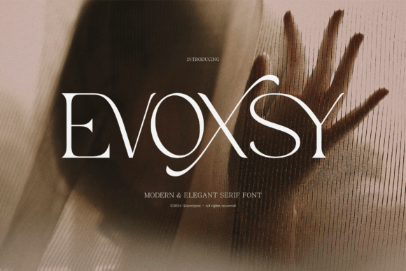 Evoxsy Font - Featured Image