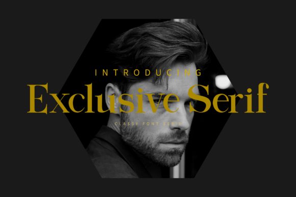 Exclusive Serif Font - Featured Image