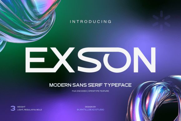 Exson Font - Featured Image