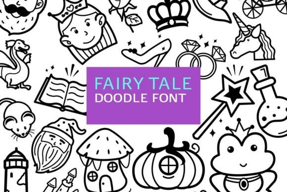 Fairy Tale Doodle Font - Featured Image
