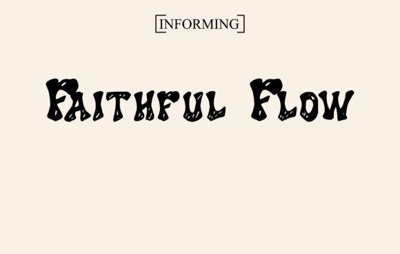 Faithful Flow Font - Featured Image