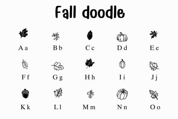 Fall Doodle Font - Featured Image