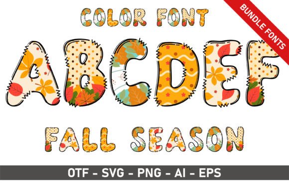 Fall Season Bundle Font - Featured Image