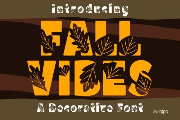 Fall Vibes Font - Featured Image