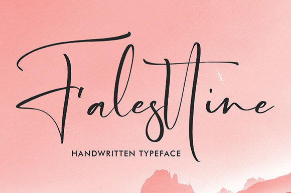 Fallestine Font - Featured Image