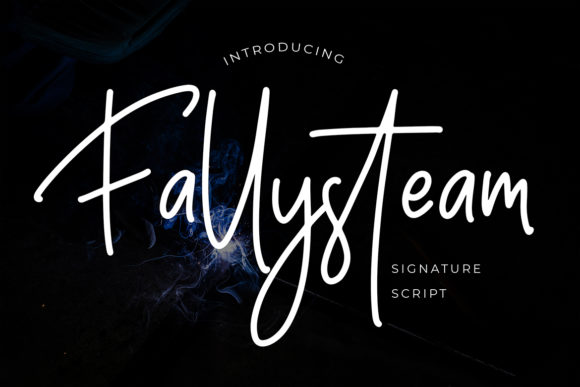 Fallysteam Font - Featured Image