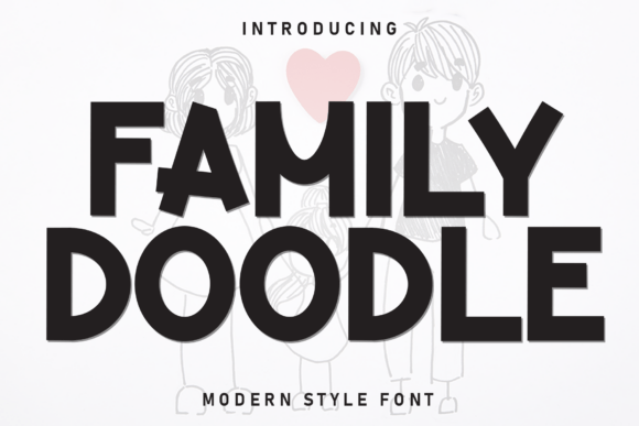 Family Doodle Font - Featured Image