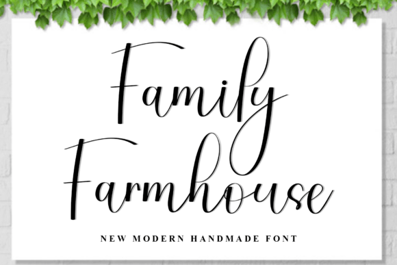 Family Farmhouse Font - Featured Image