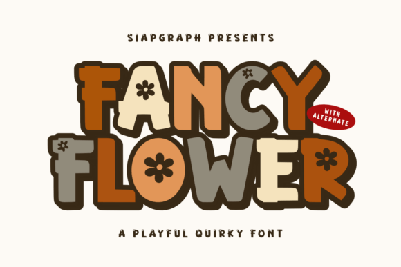 Fancy Flower Font - Featured Image