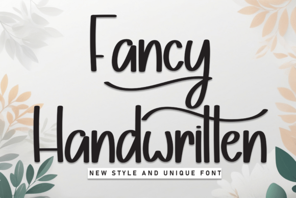 Fancy Handwritten Font - Featured Image