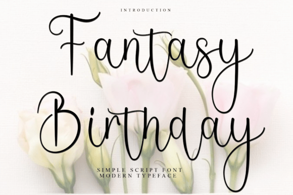 Fantasy Birthday Font - Featured Image