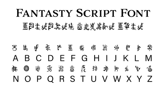 Fantasy Script 11 Font - Featured Image
