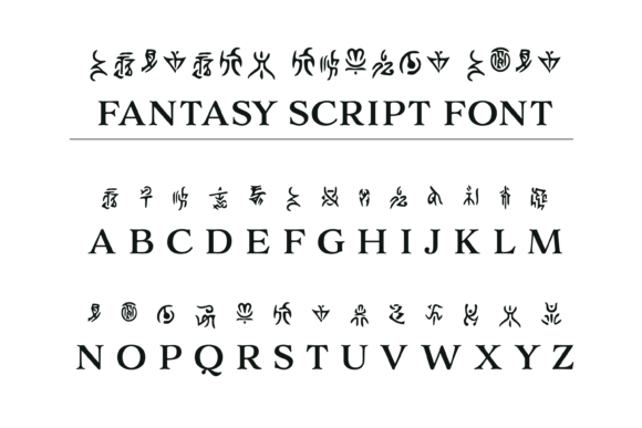 Fantasy Script 20 Font - Featured Image