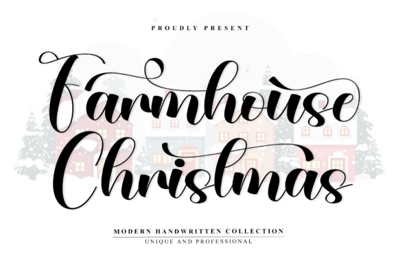 Farmhouse Christmas Font - Featured Image