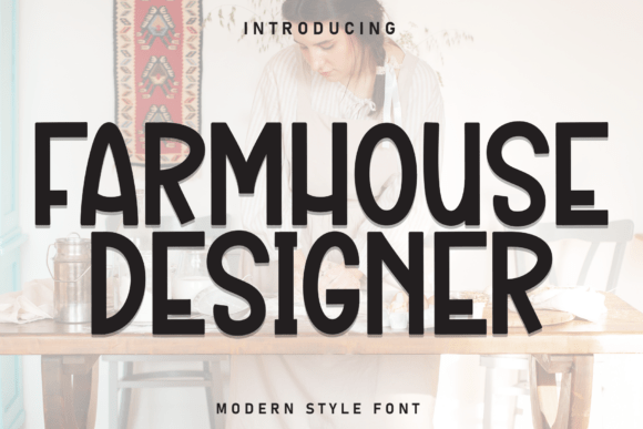 Farmhouse Designer Font - Featured Image