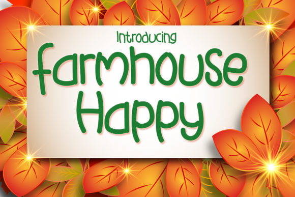 Farmhouse Happy Font - Featured Image