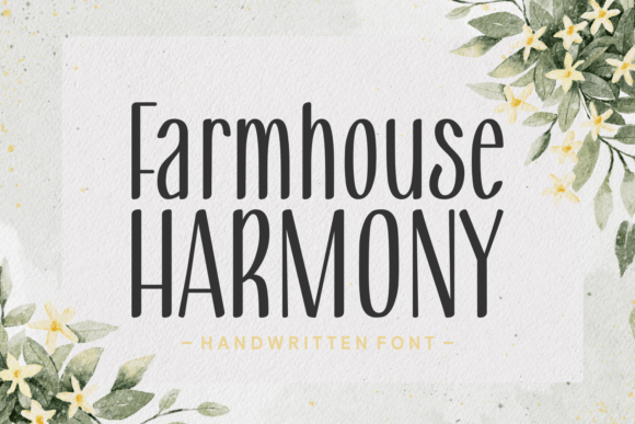 Farmhouse Harmony Font - Featured Image