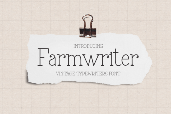 Farmwriter Font - Featured Image