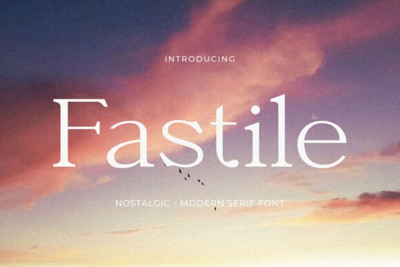 Fastile Font - Featured Image