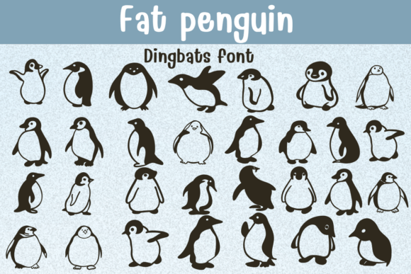 Fat Penguin Font - Featured Image