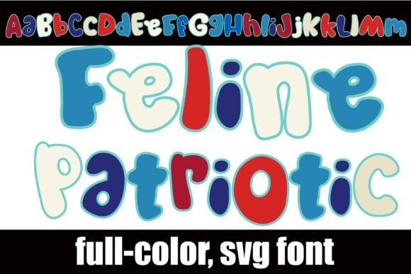 Feline Patriotic Font - Featured Image