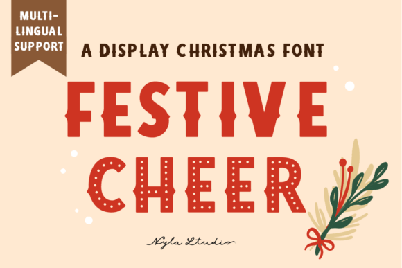 Festive Cheer Font - Featured Image