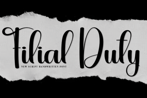 Filial Duty Font - Featured Image