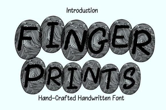 Fingerprints Font - Featured Image