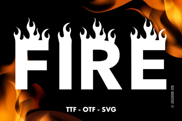 Fire Font Font - Featured Image