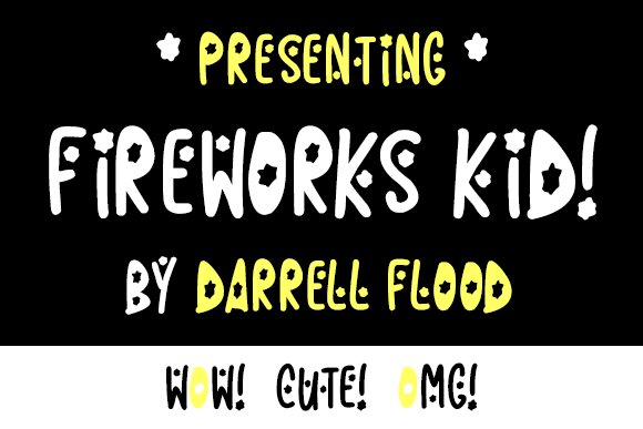 Fireworks Kid Font - Featured Image