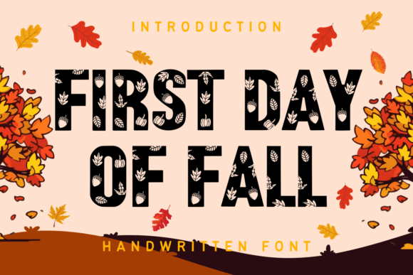 First Day of Fall Font - Featured Image