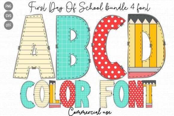 First Day of School Font - Featured Image