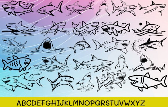 Fish Shark Font - Featured Image