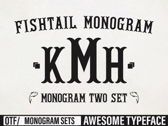 Fishtail Monogram Font - Featured Image