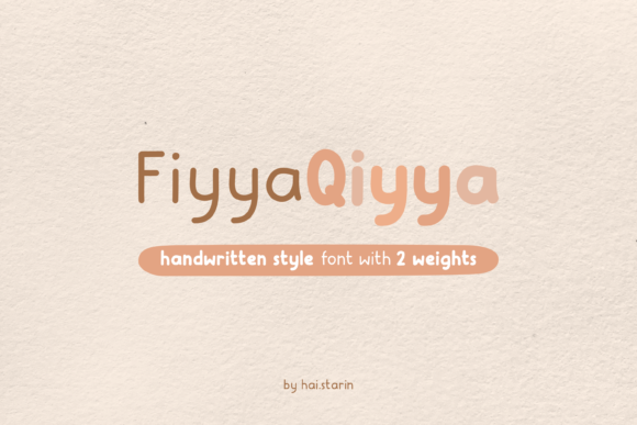 Fiyya Qiyya Font - Featured Image