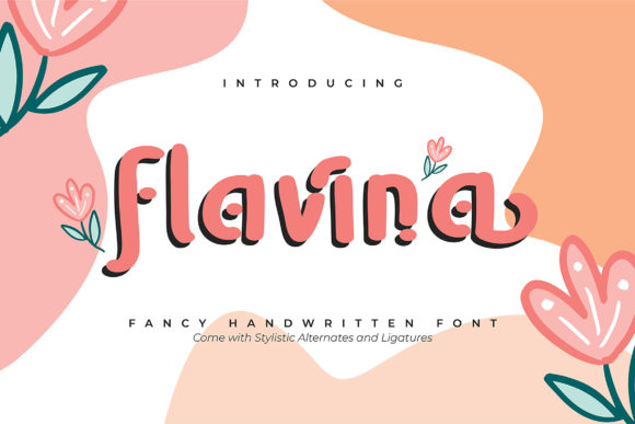 Flavina Font - Featured Image