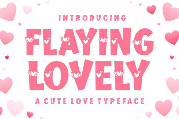 Flaying Lovely Font - Featured Image
