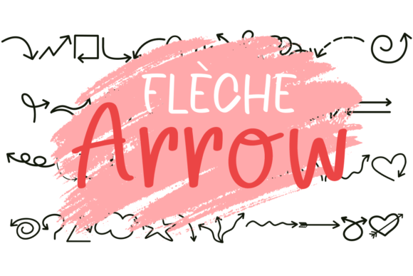 Flèche Arrow Font - Featured Image