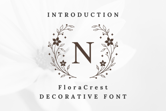 Flora Crest Font - Featured Image