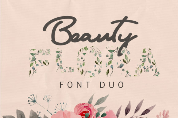 Flora Duo Font - Featured Image