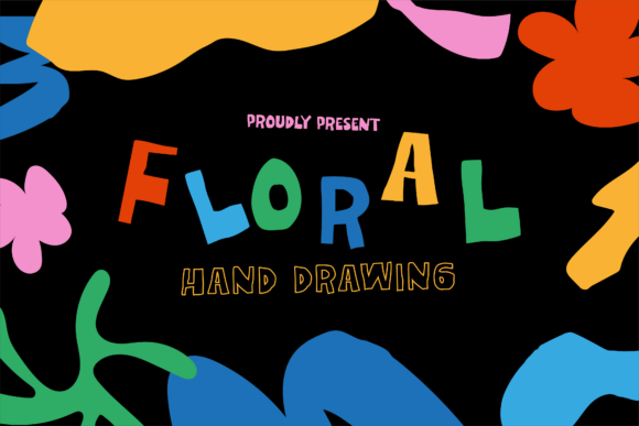 Floral Handdrawing Font - Featured Image