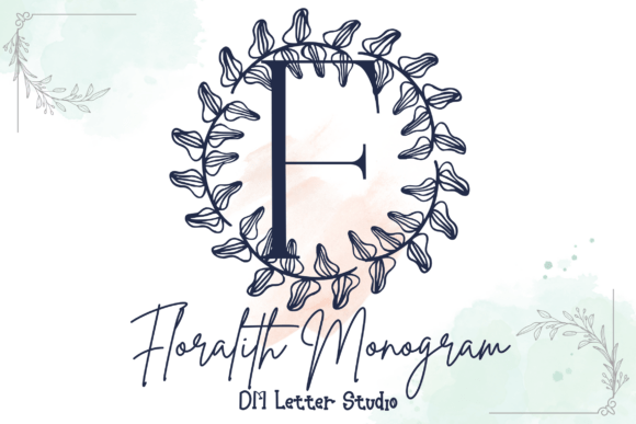 Floralith Monogram Font - Featured Image