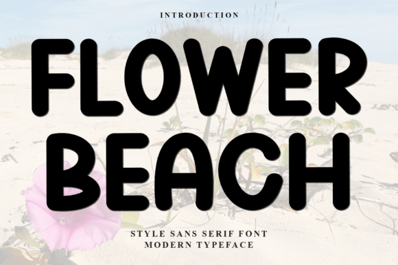 Flower Beach Font - Featured Image