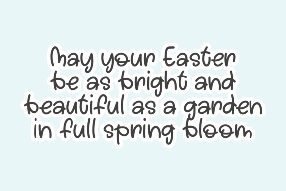 Flower Easter Font - Featured Image