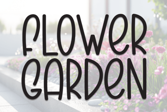 Flower Garden Font - Featured Image