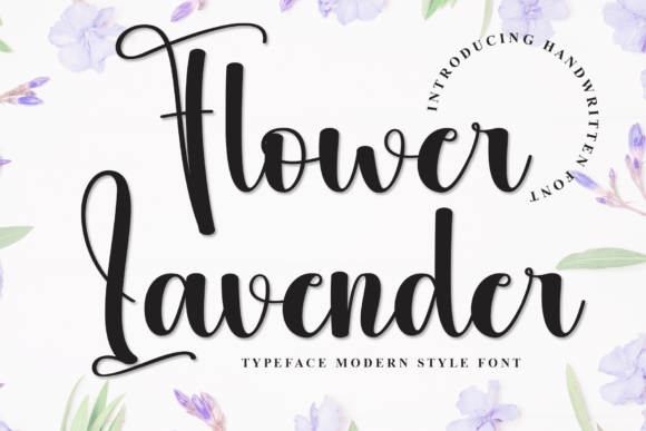 Flower Lavender Font - Featured Image