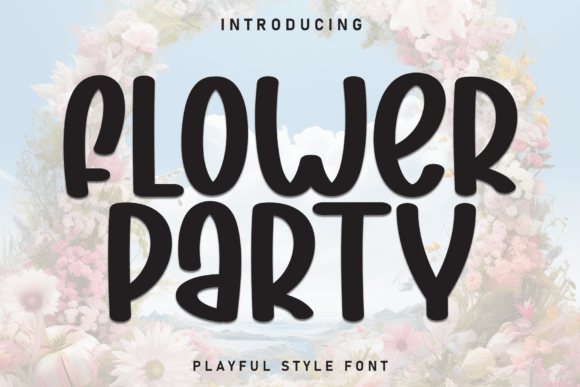 Flower Party Font - Featured Image